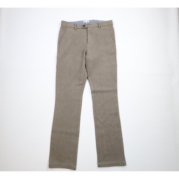 Gustin x Pendleton Mens Size 33x36 Heavyweight Wool Button Fly Pants Gray USA
